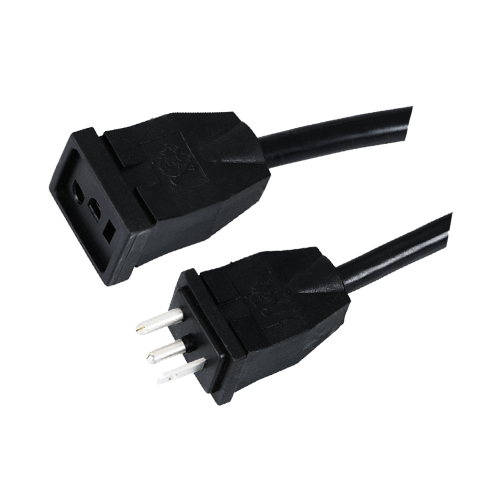 FT-5~FT-5Z cabo de extensão universal de três núcleos padrão dos EUA para uso interno e externo cabo de extensão certificado pela UL